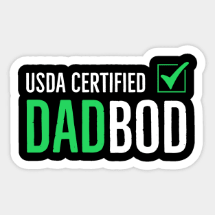 Dad Bod | USDA Certified Dadbod Sticker